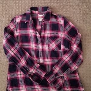 Pull over flannel